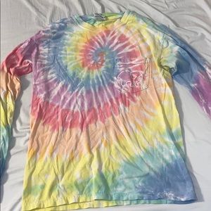 Tie dye ivory Ella tee